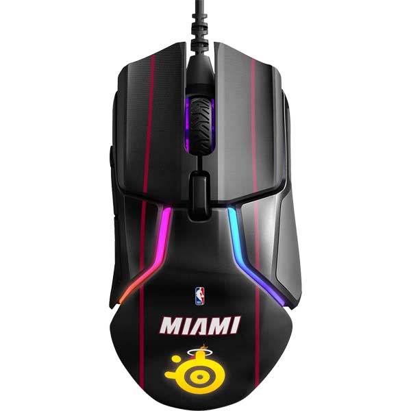 NBA Miami Heat Jersey SteelSeries Rival 600 Gaming Mouse Skin