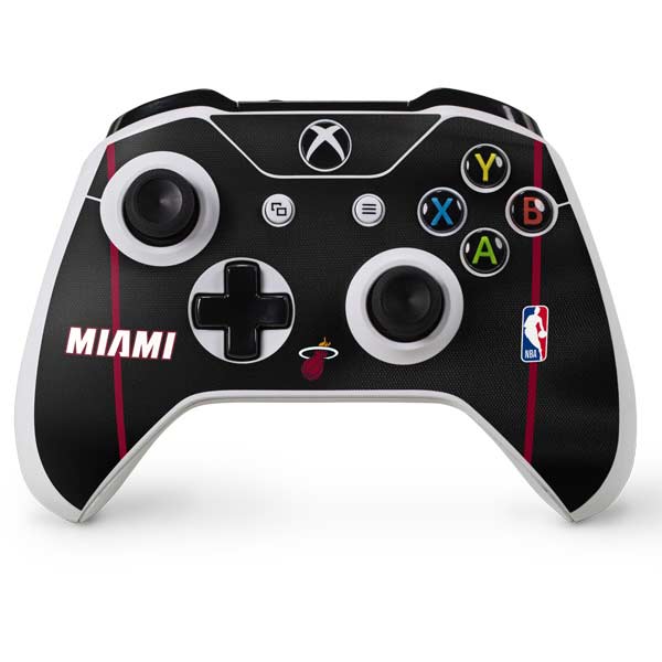 NBA Miami Heat Jersey Xbox One S Console and Controller Bundle Skin
