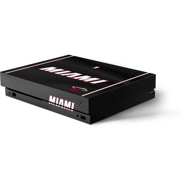 NBA Miami Heat Jersey Xbox One X Console Skin