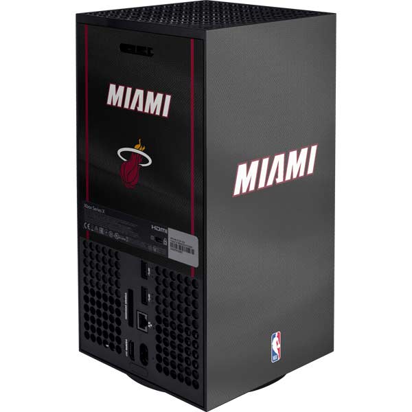 NBA Miami Heat Jersey Xbox Series X Console Skin