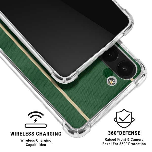 NBA Milwaukee Bucks Jersey Galaxy A13 5G Clear Case
