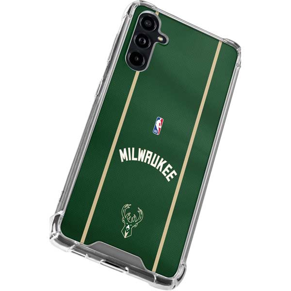 NBA Milwaukee Bucks Jersey Galaxy A54 5G Clear Case