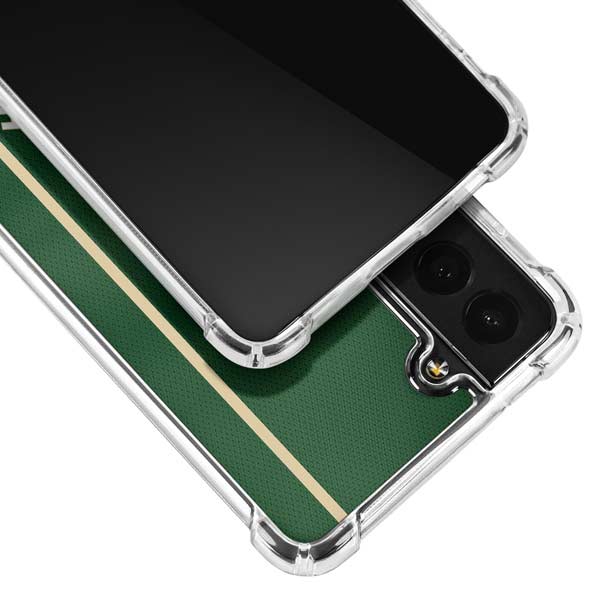 NBA Milwaukee Bucks Jersey Galaxy S21 5G Clear Case