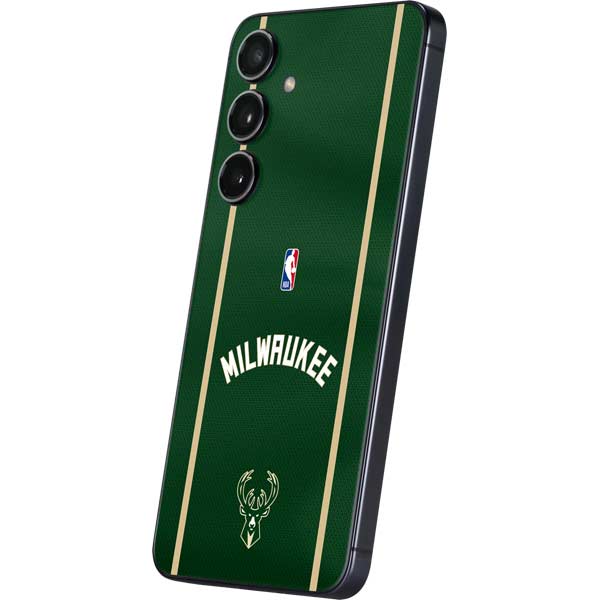 NBA Milwaukee Bucks Jersey Galaxy S24 Plus Skin