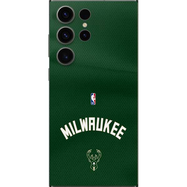 NBA Milwaukee Bucks Jersey Galaxy S24 Ultra Skin