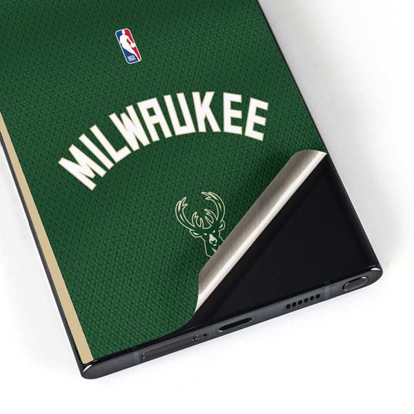 NBA Milwaukee Bucks Jersey Galaxy S24 Ultra Skin