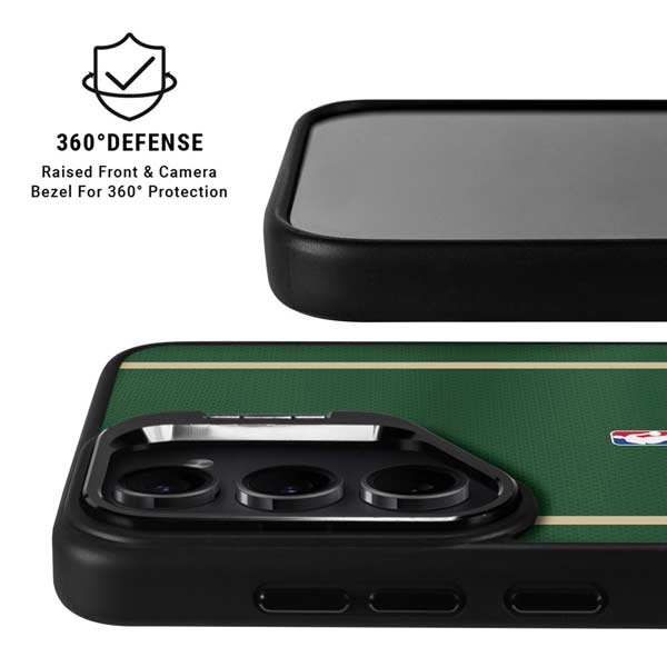 NBA Milwaukee Bucks Jersey Galaxy S25 Plus Kickstand Case