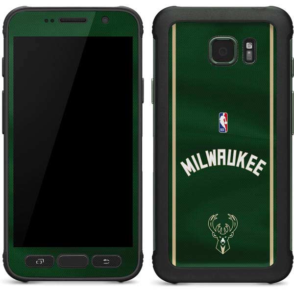 NBA Milwaukee Bucks Jersey Galaxy S7 Active Skin