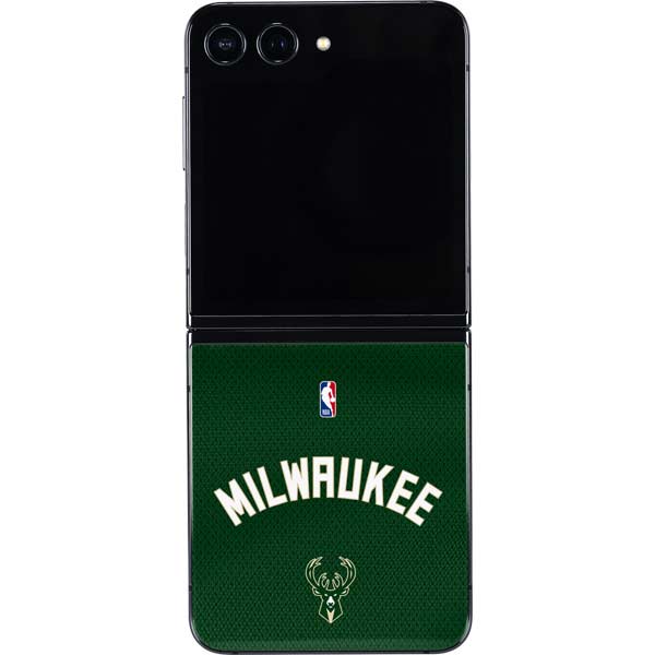 NBA Milwaukee Bucks Jersey Galaxy Z Flip5 5G Skin