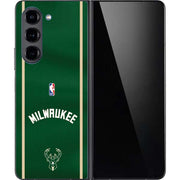 NBA Milwaukee Bucks Jersey Galaxy Z Fold5 5G Skin
