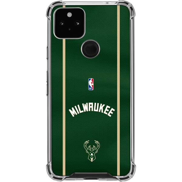 NBA Milwaukee Bucks Jersey Pixel Cases
