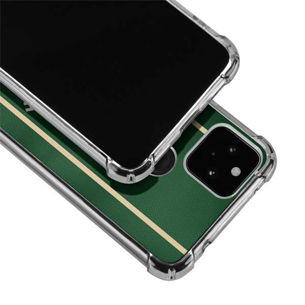 NBA Milwaukee Bucks Jersey Google Pixel 5 Clear Case