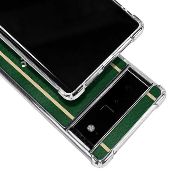 NBA Milwaukee Bucks Jersey Google Pixel 6 Clear Case