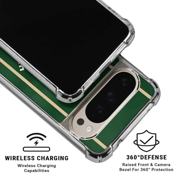 NBA Milwaukee Bucks Jersey Google Pixel 9/9 Pro Clear Case