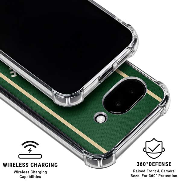 NBA Milwaukee Bucks Jersey Google Pixel 9a Clear Case