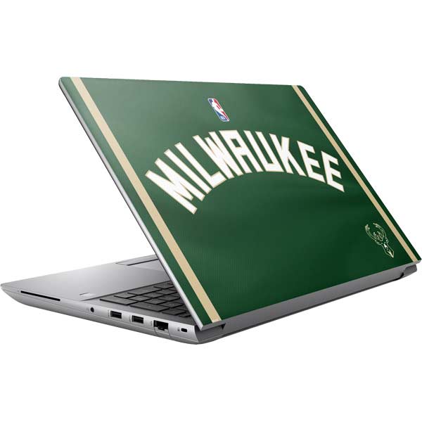 NBA Milwaukee Bucks Jersey HP ZBook Fury 16 G10 Skin