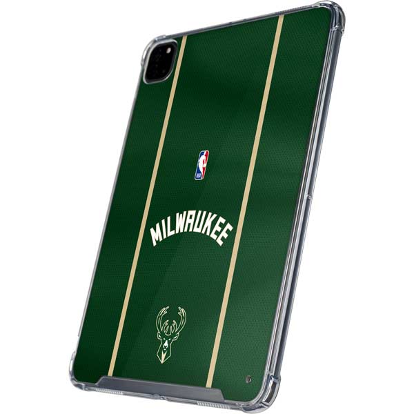 NBA Milwaukee Bucks Jersey iPad Pro 12.9in (2020) Clear Case