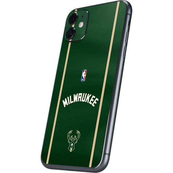 NBA Milwaukee Bucks Jersey iPhone 11 Skin