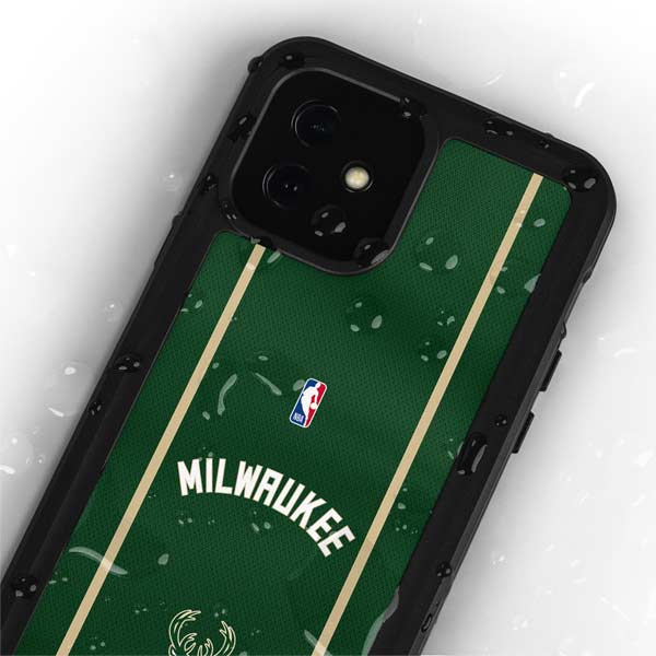 NBA Milwaukee Bucks Jersey iPhone 12 Mini Waterproof Case