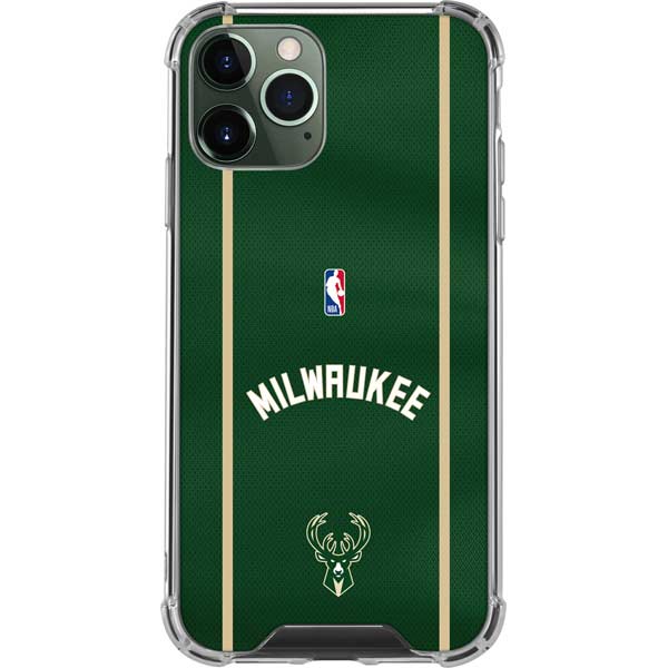 NBA Milwaukee Bucks Jersey iPhone 12 Pro Clear Case