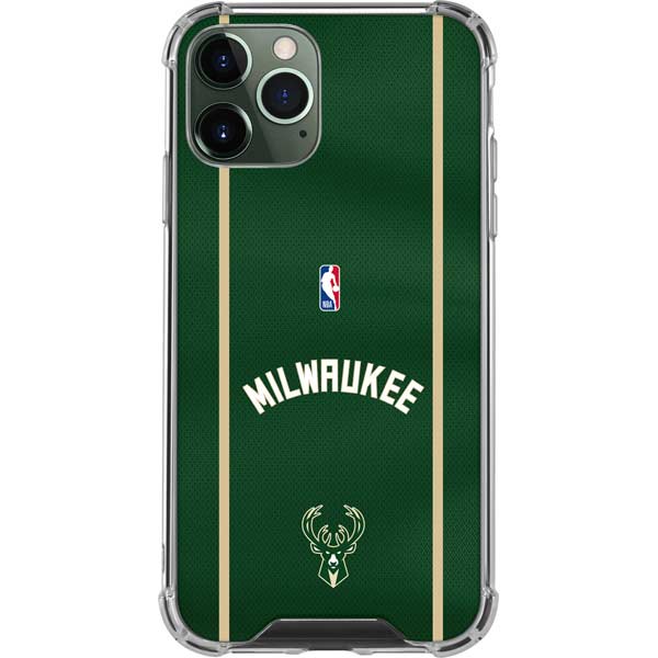 NBA Milwaukee Bucks Jersey iPhone 12 Pro Max Clear Case