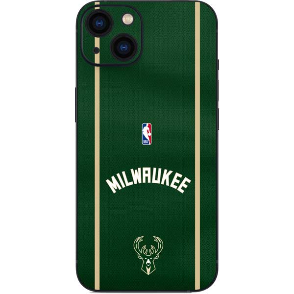 NBA Milwaukee Bucks Jersey iPhone 14 Plus Skin