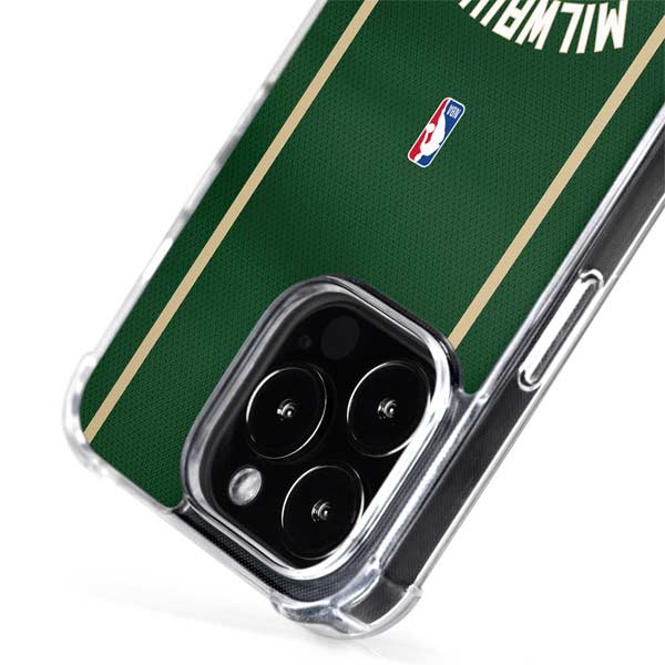 NBA Milwaukee Bucks Jersey iPhone 14 Pro MagSafe Case
