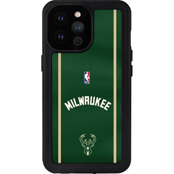 NBA Milwaukee Bucks Jersey iPhone 14 Pro Max Waterproof Case