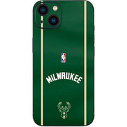 NBA Milwaukee Bucks Jersey iPhone 15 Plus Skin