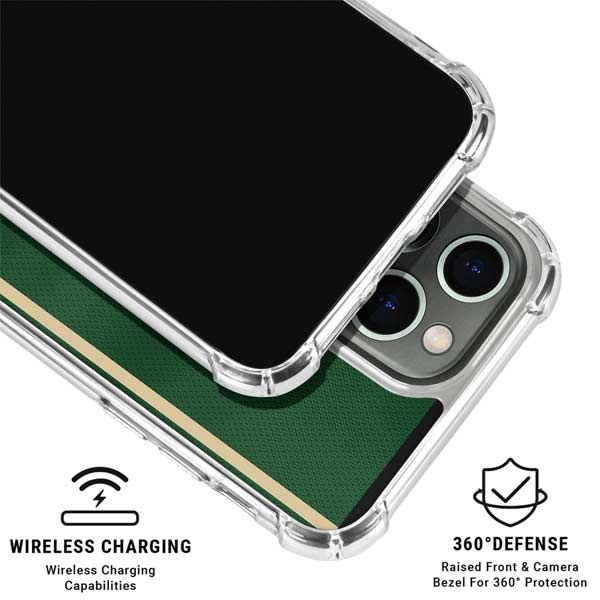 NBA Milwaukee Bucks Jersey iPhone 15 Pro Clear Case