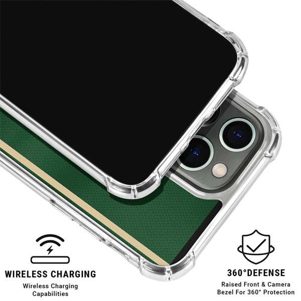 NBA Milwaukee Bucks Jersey iPhone 15 Pro Max Clear Case