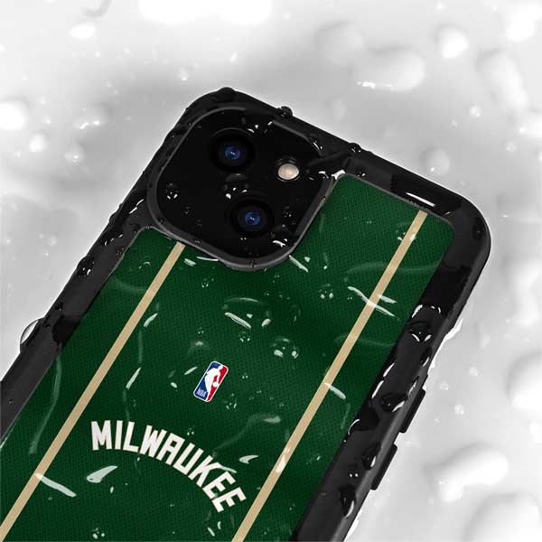 NBA Milwaukee Bucks Jersey iPhone 15 Waterproof Case