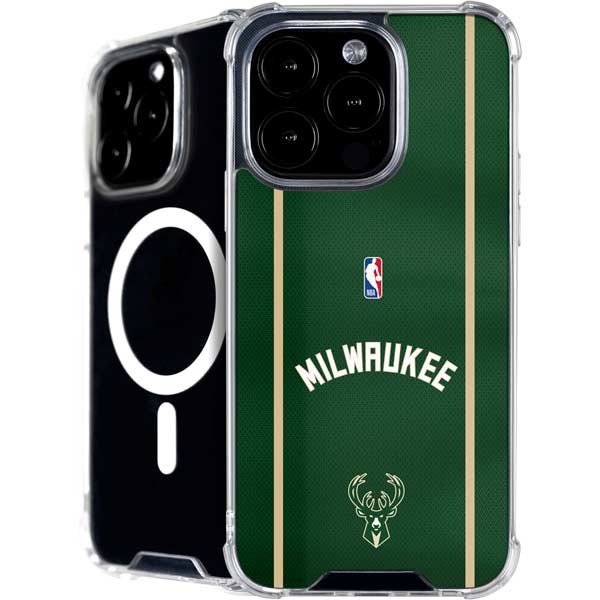 NBA Milwaukee Bucks Jersey iPhone 16 Pro MagSafe Case