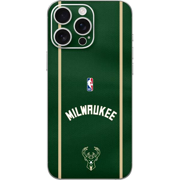 NBA Milwaukee Bucks Jersey iPhone 16 Pro Max Skin