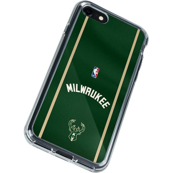 NBA Milwaukee Bucks Jersey iPhone SE (2nd & 3rd Gen) Clear Case