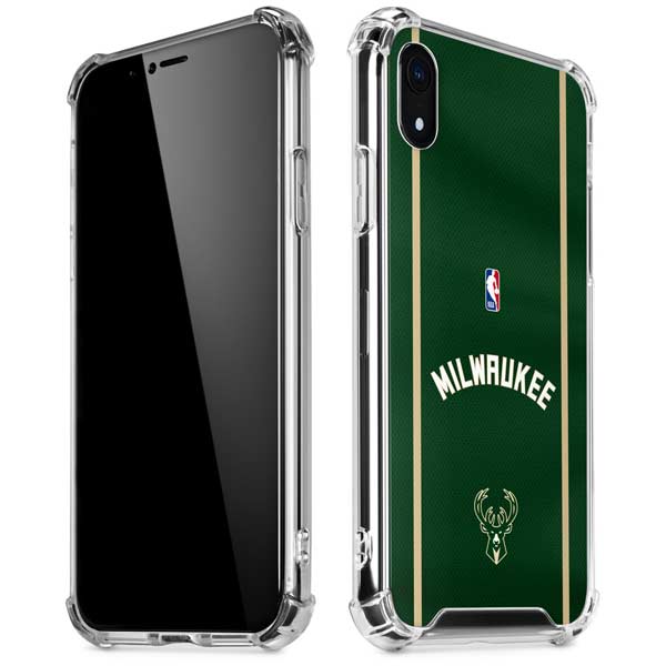 NBA Milwaukee Bucks Jersey iPhone XR Clear Case