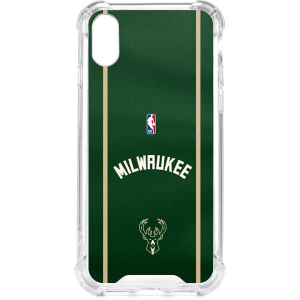 NBA Milwaukee Bucks Jersey iPhone XS Clear Case