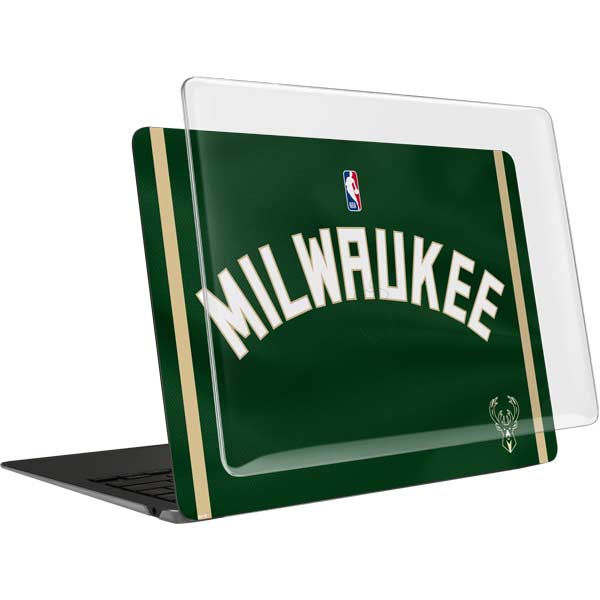 NBA Milwaukee Bucks Jersey MacBook Air 15in (2023-2025) Case plus Skin