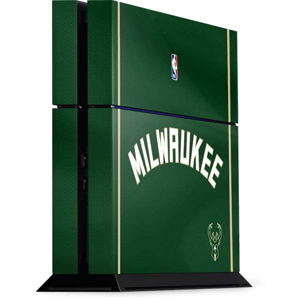 NBA Milwaukee Bucks Jersey PS4 Console Skin