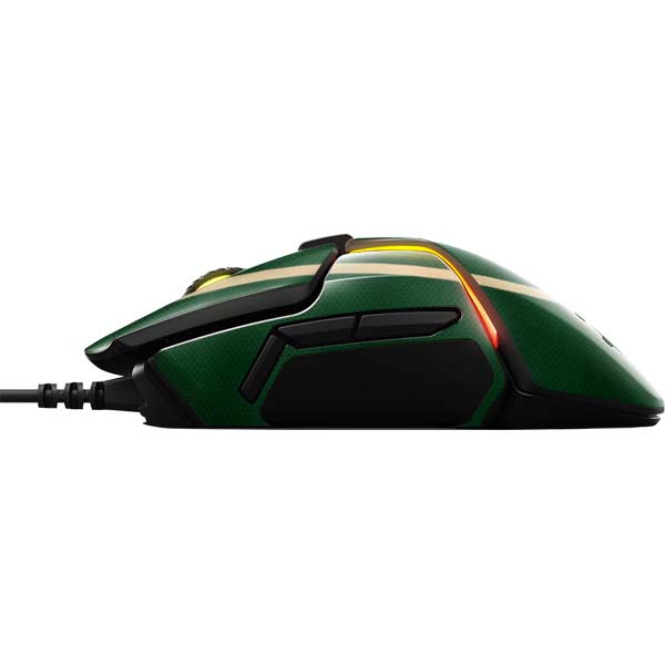NBA Milwaukee Bucks Jersey SteelSeries Rival 600 Gaming Mouse Skin