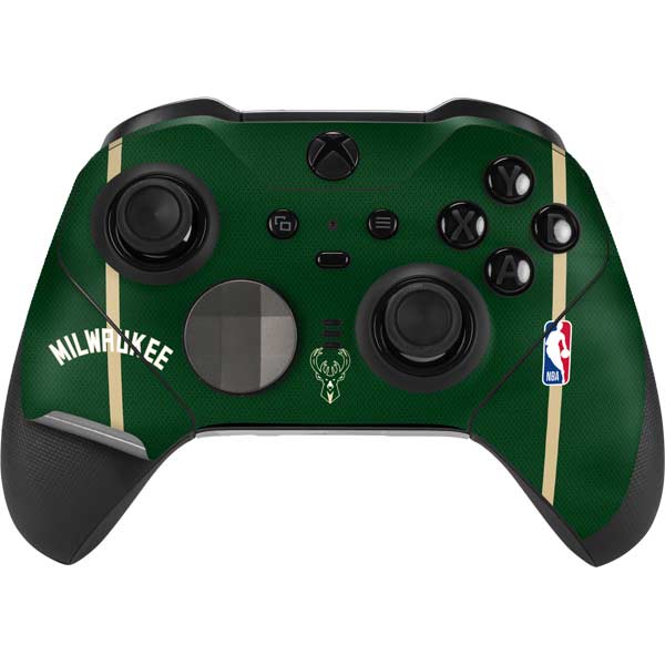 NBA Milwaukee Bucks Jersey Xbox Elite Wireless Controller Series 2 Skin