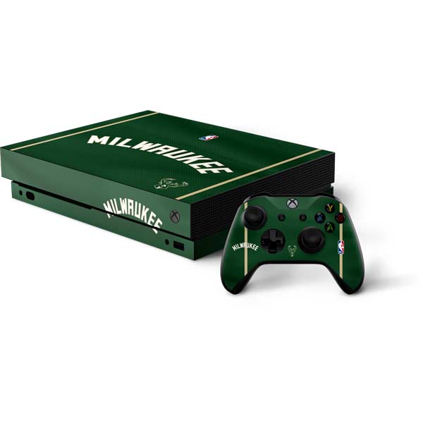 NBA Milwaukee Bucks Jersey Xbox One X Bundle Skin