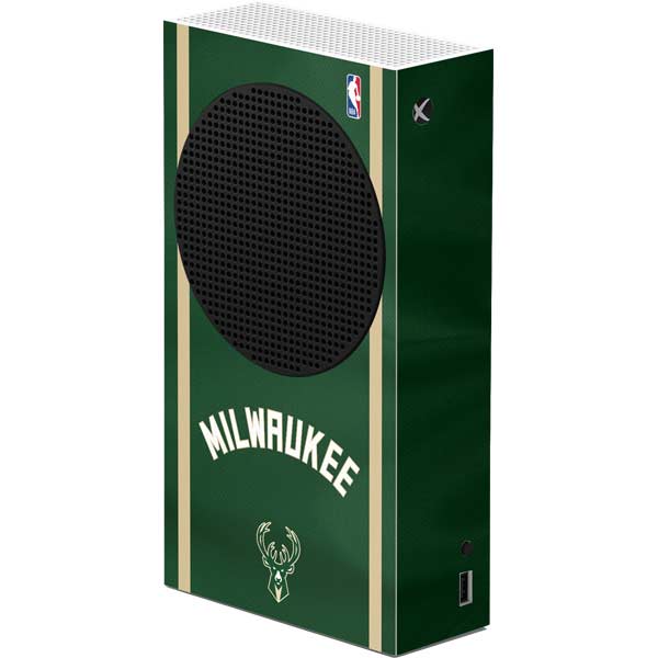 NBA Milwaukee Bucks Jersey Xbox Series S Console Skin