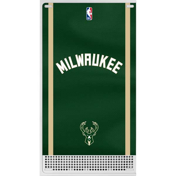 NBA Milwaukee Bucks Jersey Xbox Series S Console Skin