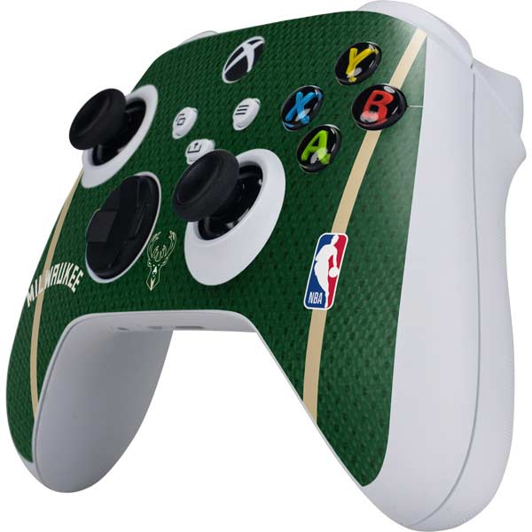 NBA Milwaukee Bucks Jersey Xbox Series S Controller Skin