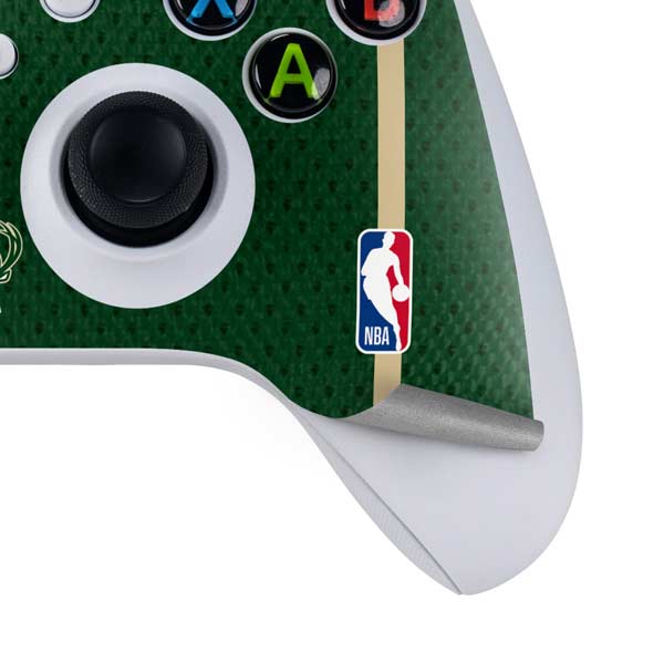 NBA Milwaukee Bucks Jersey Xbox Series S Controller Skin