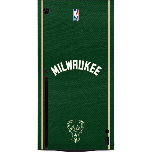 NBA Milwaukee Bucks Jersey Xbox Series X Console Skin