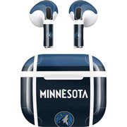 NBA Minnesota Timberwolves Jersey Apple AirPods (3rd Gen 2021) Skin