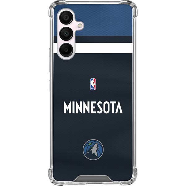 NBA Minnesota Timberwolves Jersey Galaxy A16 5G Clear Case