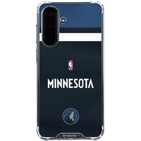 NBA Minnesota Timberwolves Jersey Galaxy A36 5G Clear Case